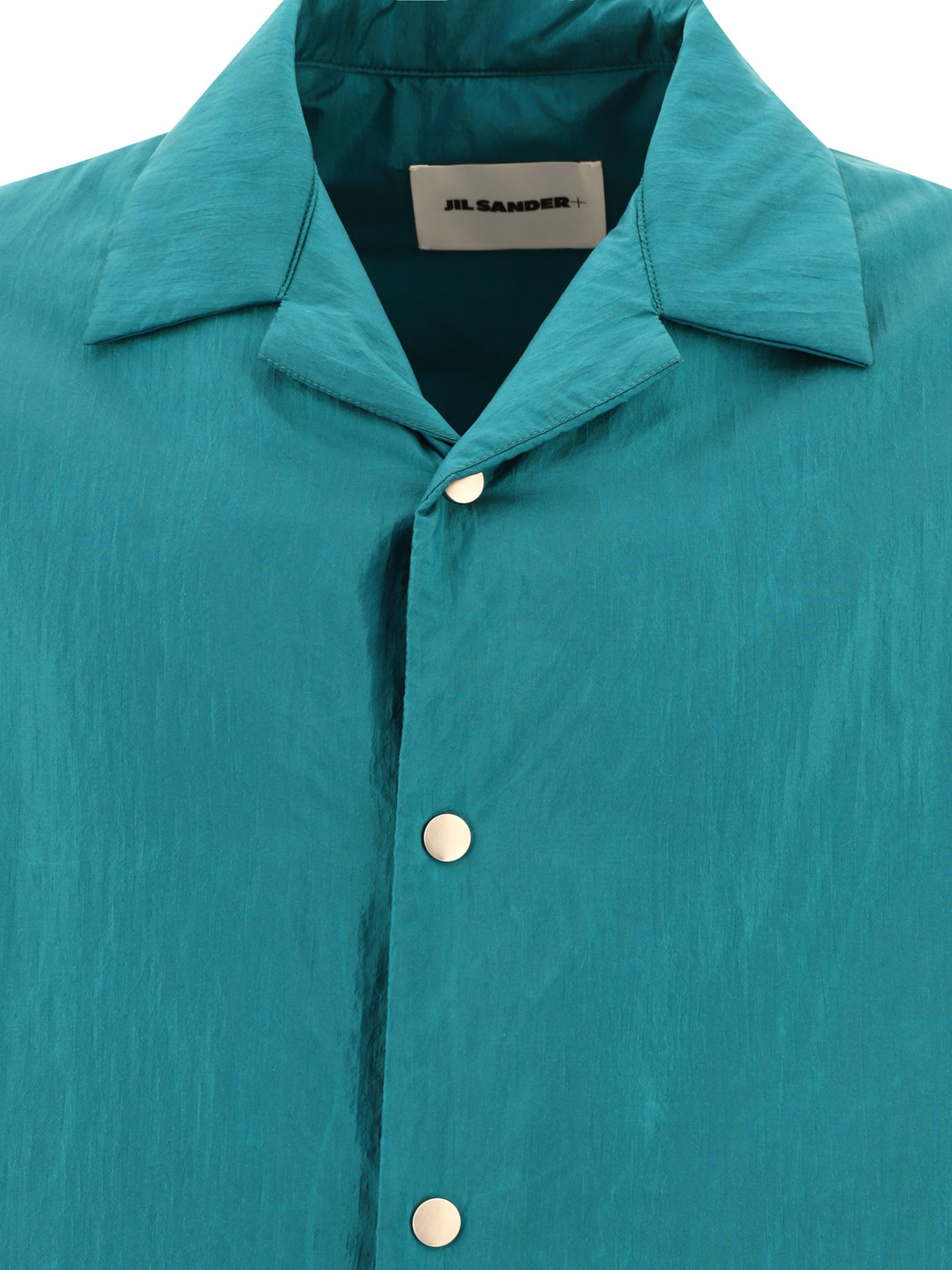 JIL SANDER Green Nylon overshirt